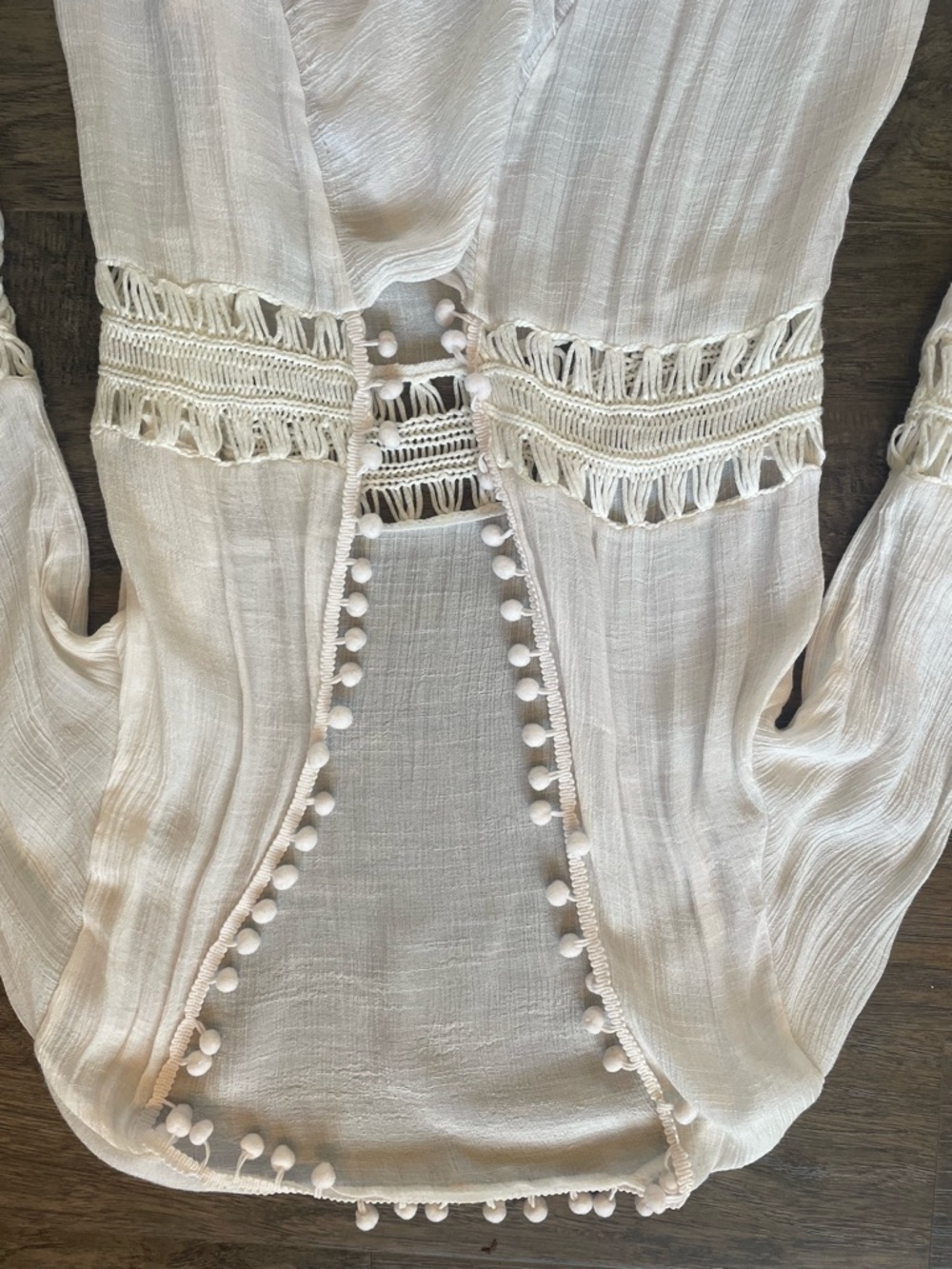 White Swimsuit Coverup - Picture 3 of 3
